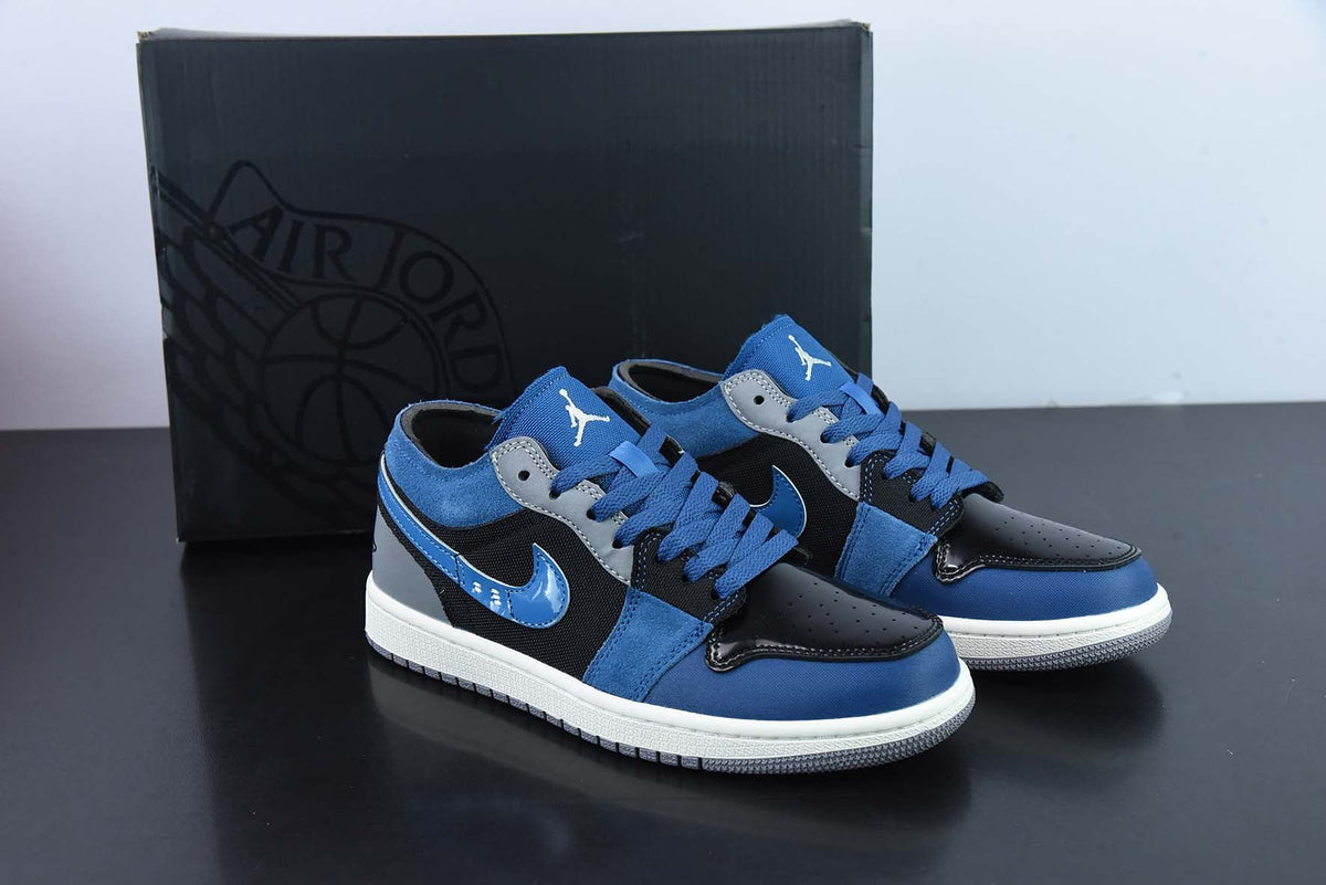 Nike Air Jordan 1 Low SE “Craft Obsidian French Blue Ashen Slate White“