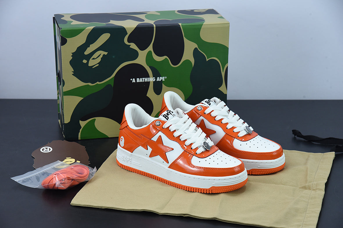 A Bathing Ape Bape Sta Low "Orange"