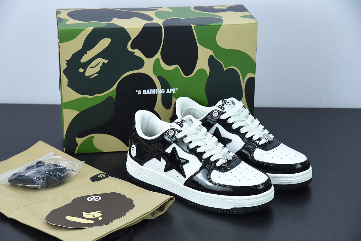 A Bathing Ape Bape Sta Low "Black"