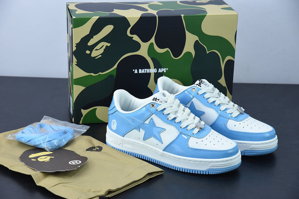 A Bathing Ape Bape Sta Low "Blue"