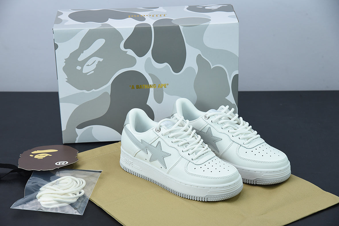 A Bathing Ape Bape Sta Low "White"