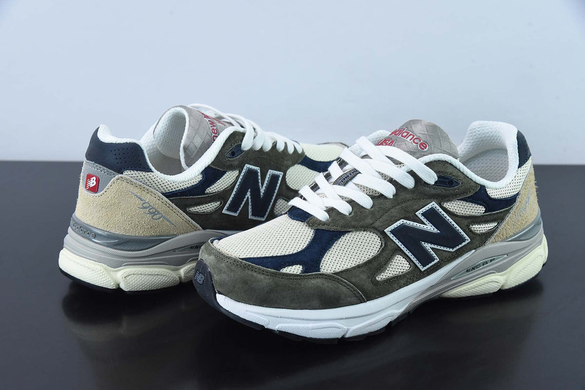 New Balance 990v3 MiUSA "Grey Blue Olive"