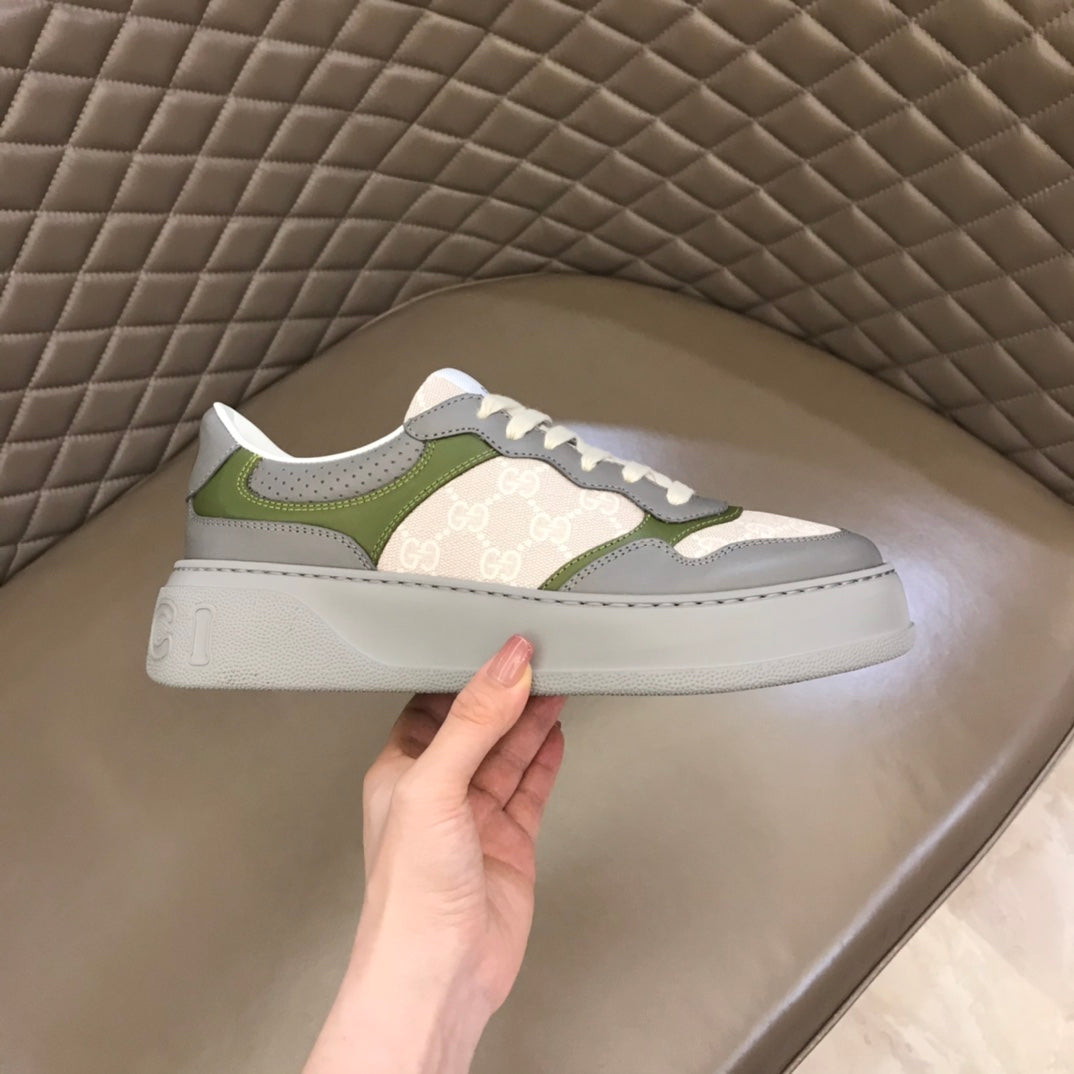 Gucci GG "Supreme Canvas Green and Grey"