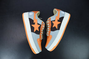 A Bathing Ape Bape Sta Low "Grey Orange"