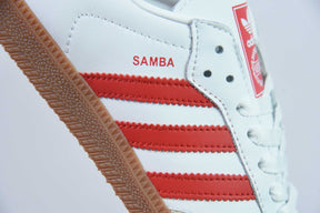 Adidas Samba Cloud White Solar Red