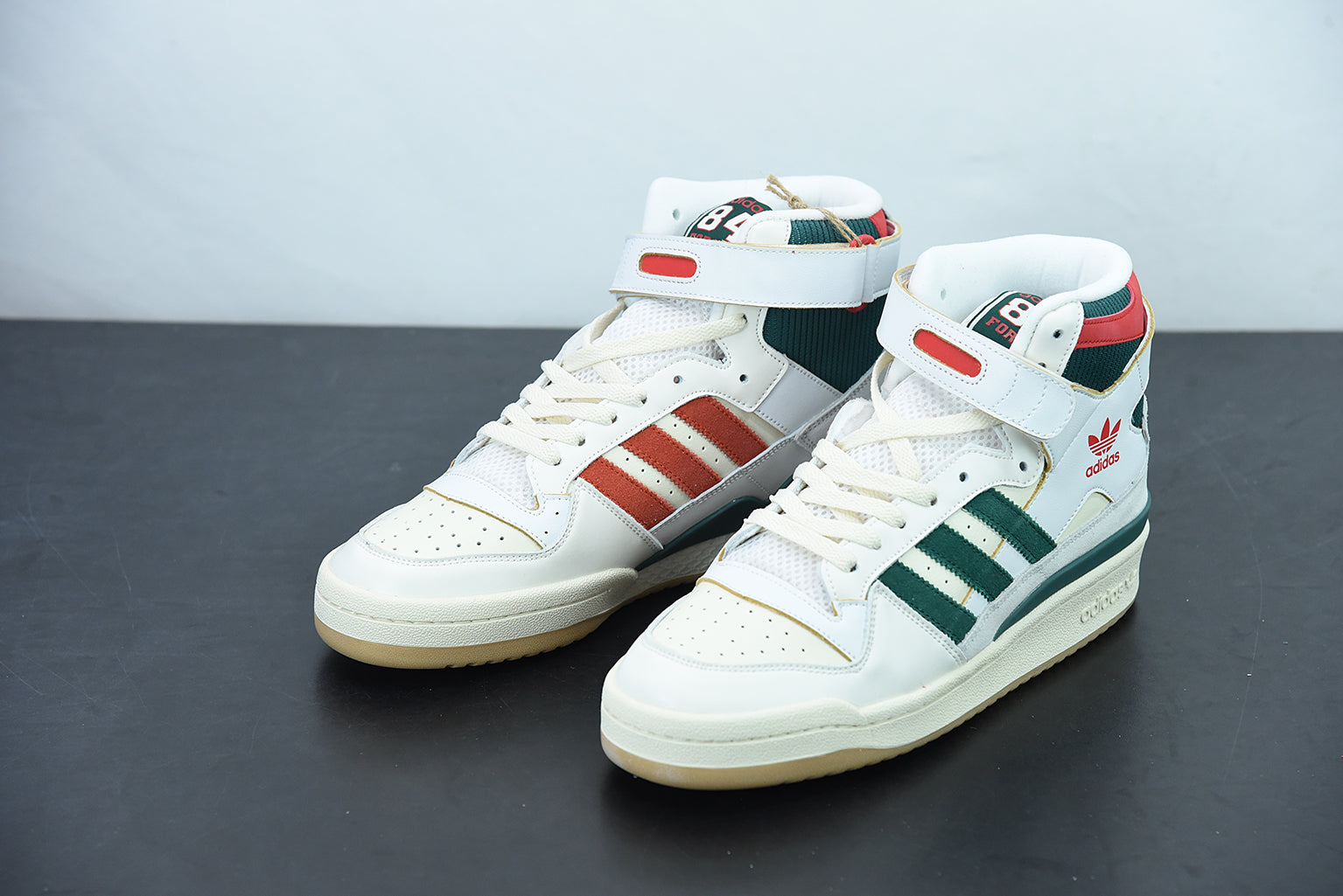 Adidas Forum 84 High "Collegiate Green Red"