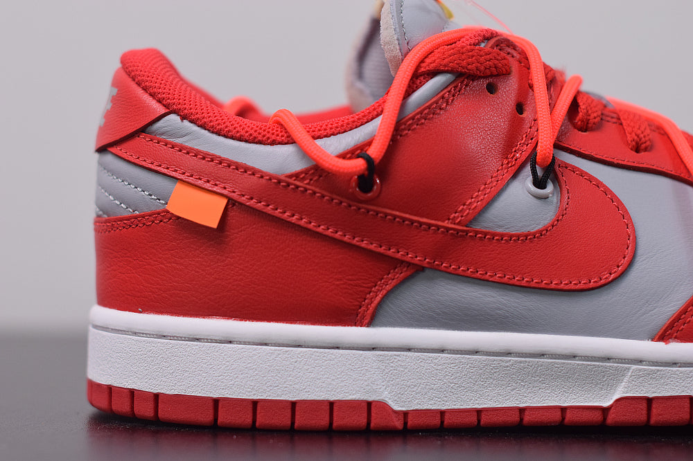 Nike Dunk Low Off-White "University Red"