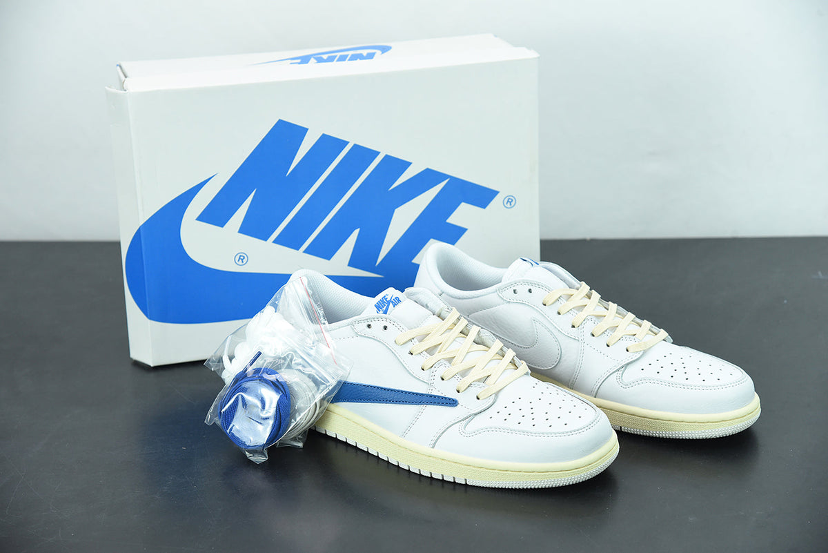 Nike Air Jordan 1 Low Travis Scott x Fragment "White/Blue"