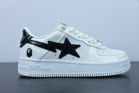 A Bathing Ape Bape Sta Low "White Black"