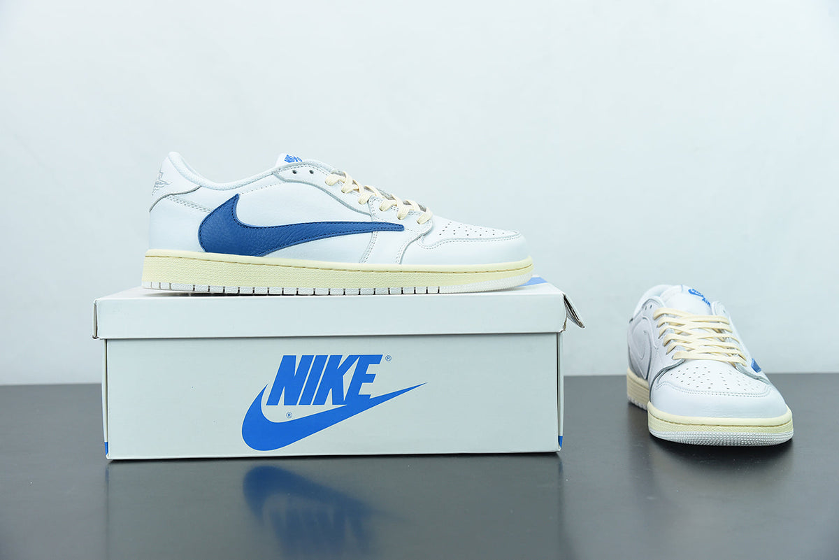 Nike Air Jordan 1 Low Travis Scott x Fragment "White/Blue"