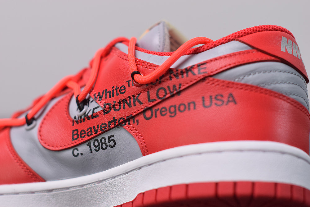 Nike Dunk Low Off-White "University Red"