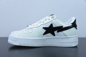 A Bathing Ape Bape Sta Low "White Black"