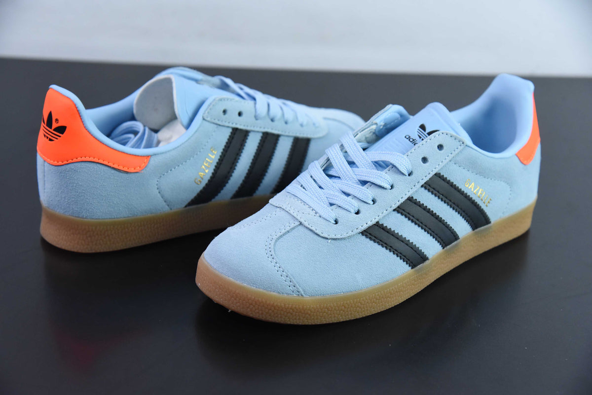 Adidas Gazelle Clear Sky Solar Orange