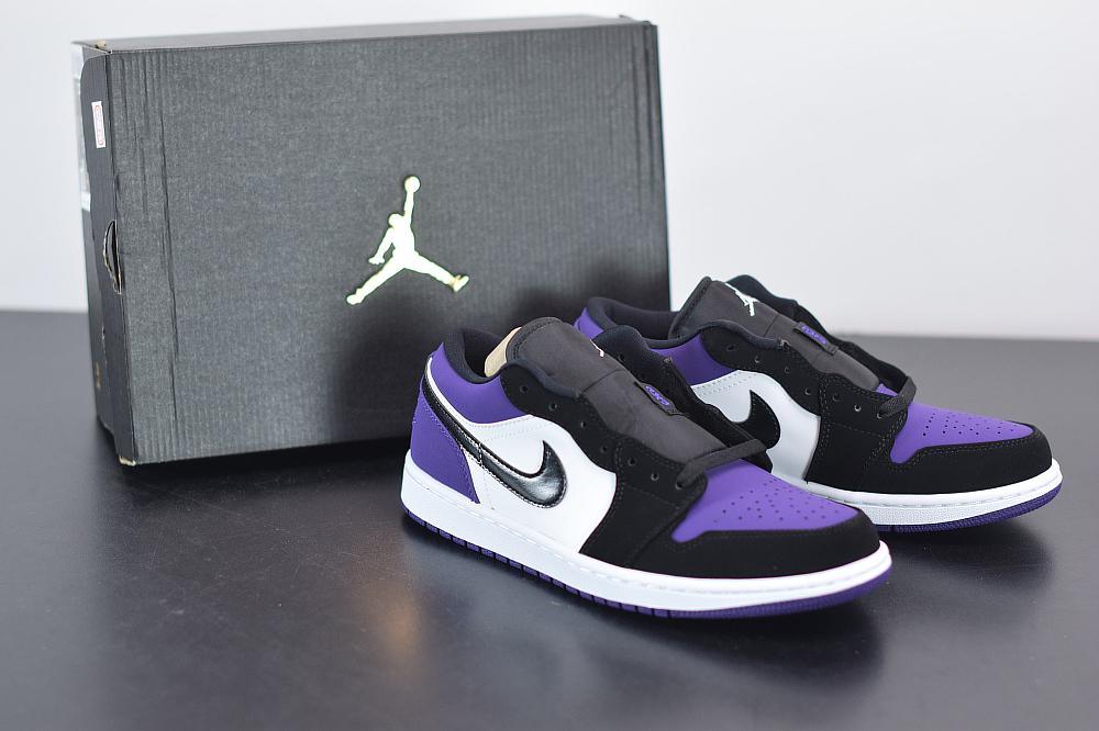 Nike Air Jordan 1 Low Court Purple White - loja.drophype