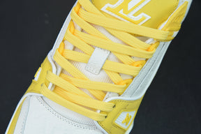 Louis Vuitton LV Trainer Yellow White Monogram