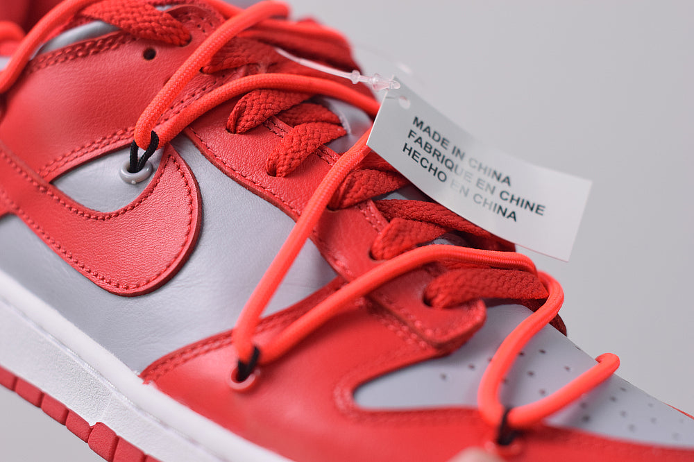 Nike Dunk Low Off-White "University Red"