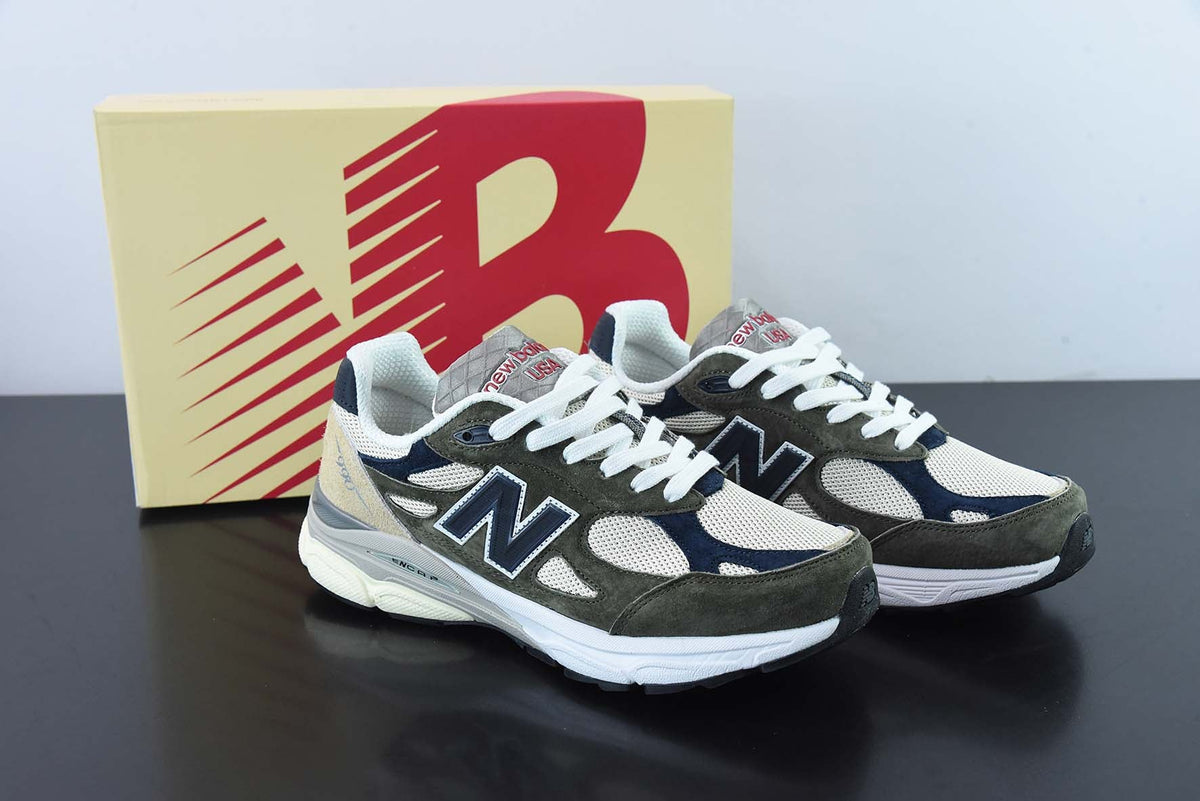 New Balance 990v3 MiUSA "Grey Blue Olive"