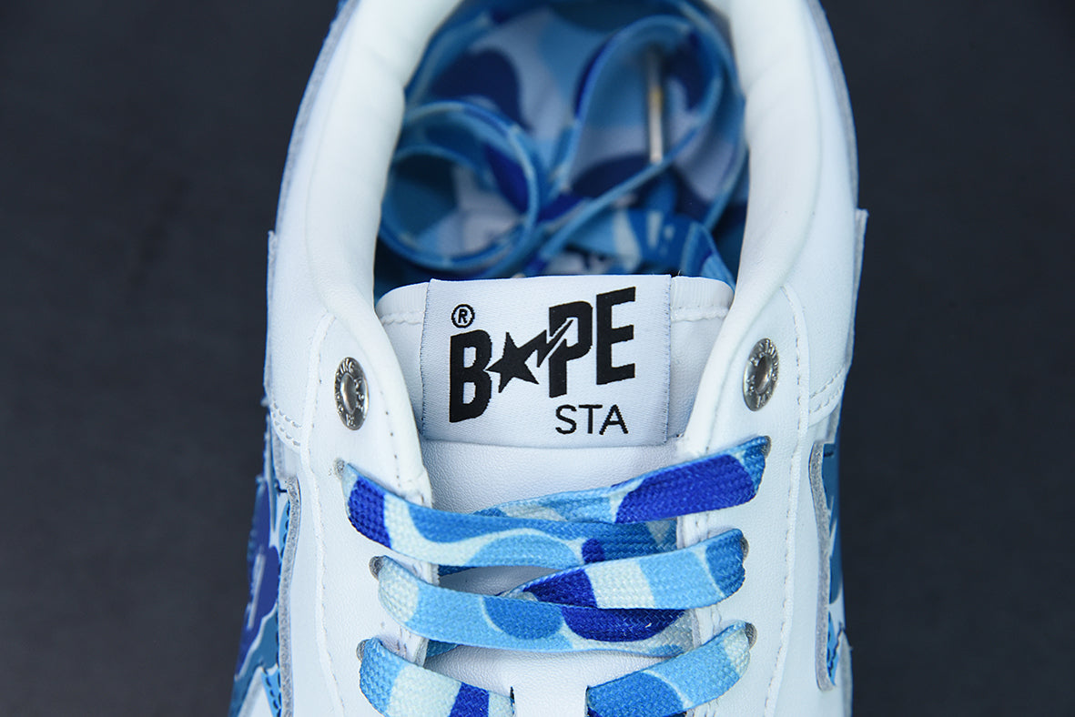 A Bathing Ape Bape Sta Low "Camo Blue"