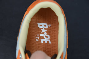 A Bathing Ape Bape Sta Low "Grey Orange"