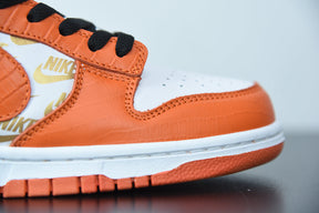 Nike SB Dunk Low x Supreme White Black Orange