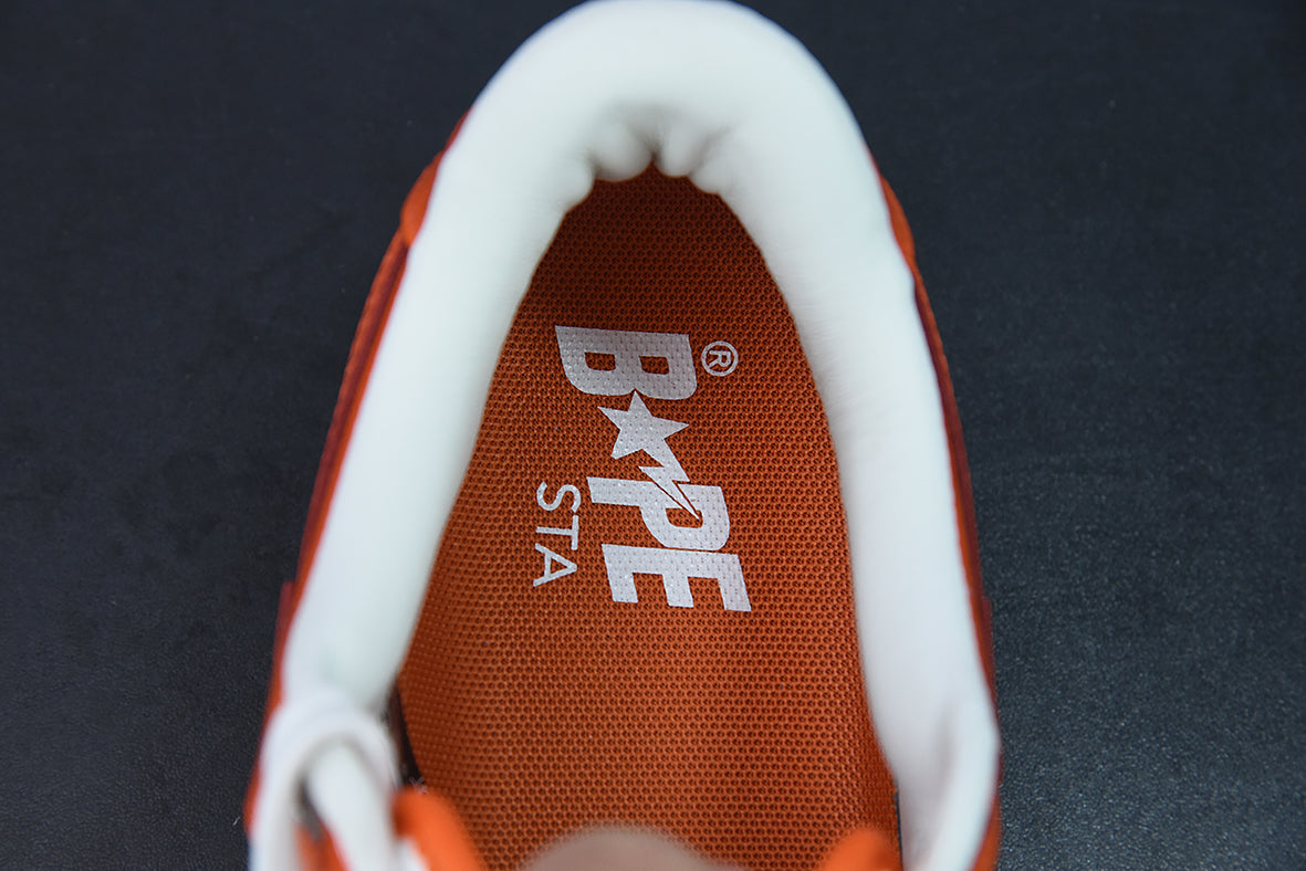 A Bathing Ape Bape Sta Low "Orange"