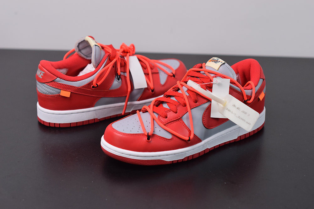 Nike Dunk Low Off-White "University Red"