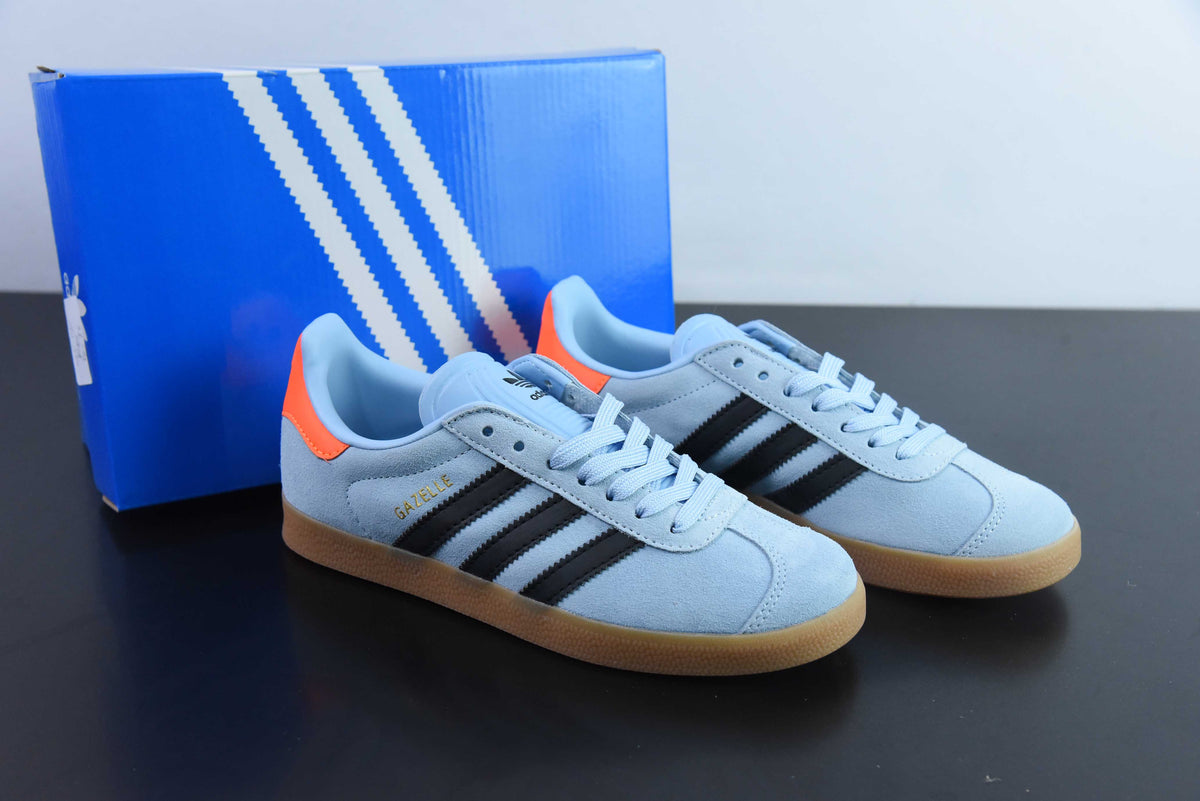 Adidas Gazelle Clear Sky Solar Orange