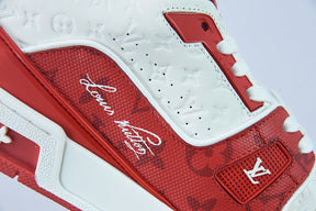 Louis Vuitton LV Trainer Red White