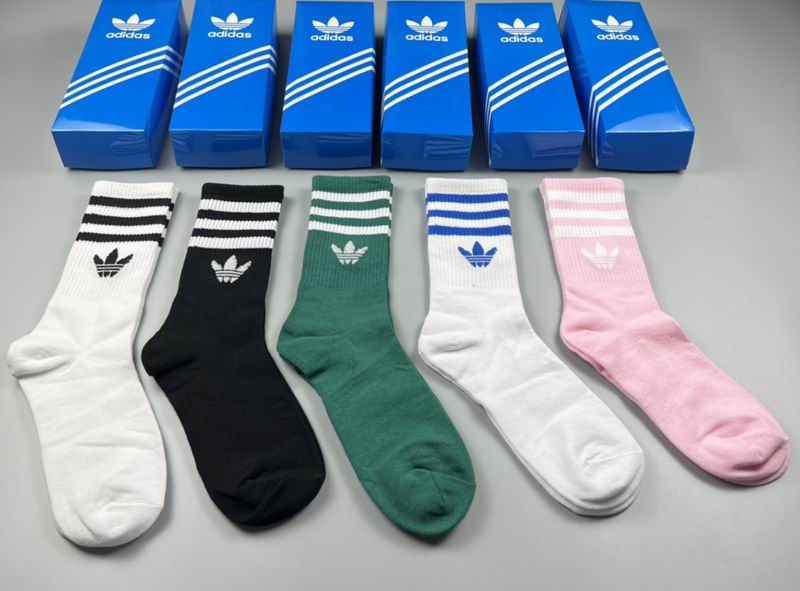 Meia Adidas Cano Alto Basic Colors