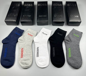 Meia Hugo Boss Cano Alto Basic