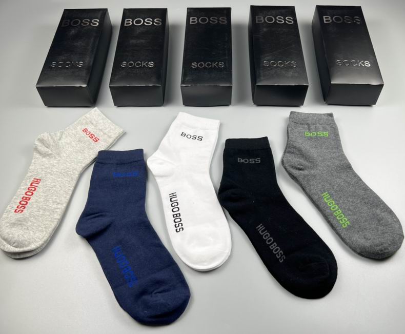 Meia Hugo Boss Cano Alto Basic