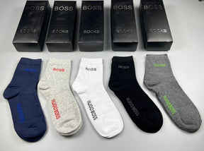 Meia Hugo Boss Cano Alto Basic