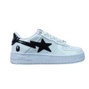 A Bathing Ape Bape Sta Low "White Black"