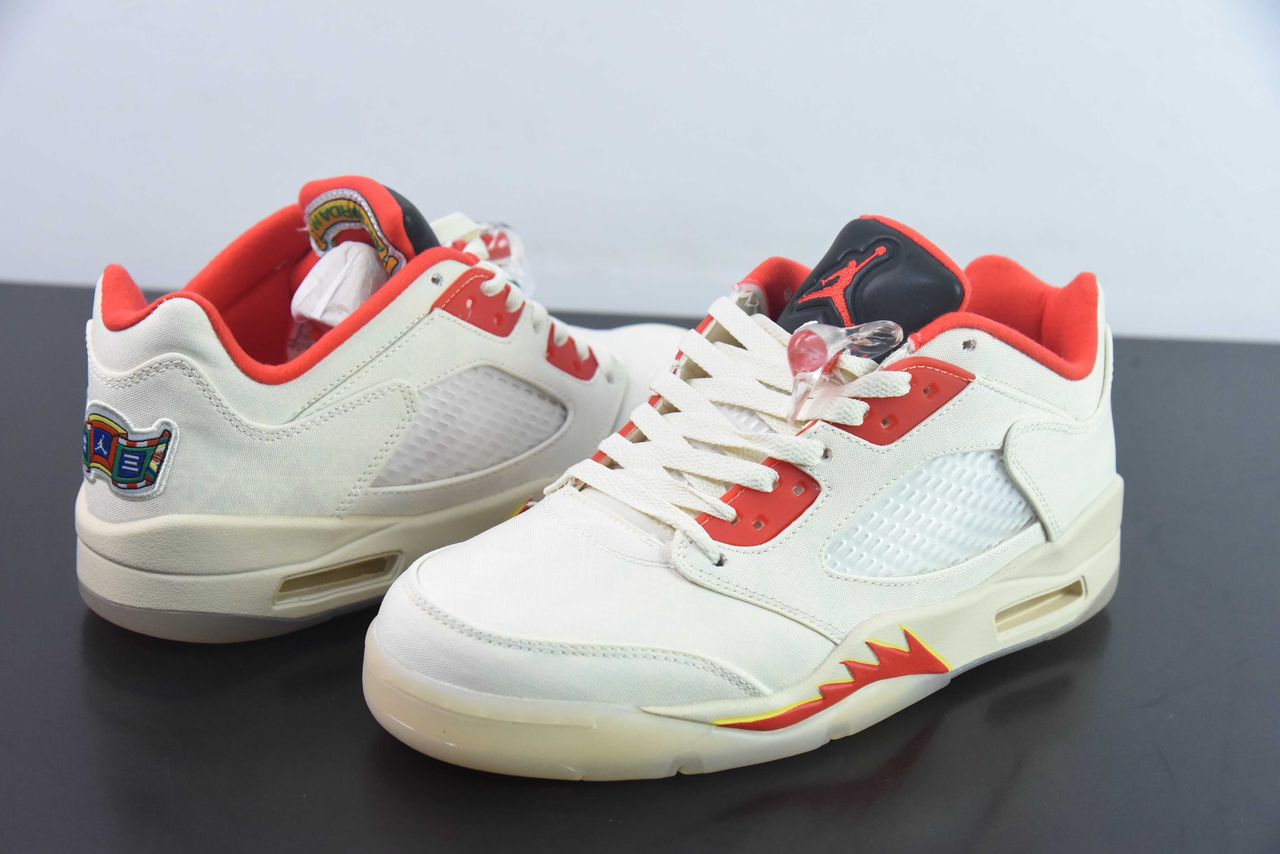 Nike Air Jordan 5 Retro Low "Chinese New Year White"