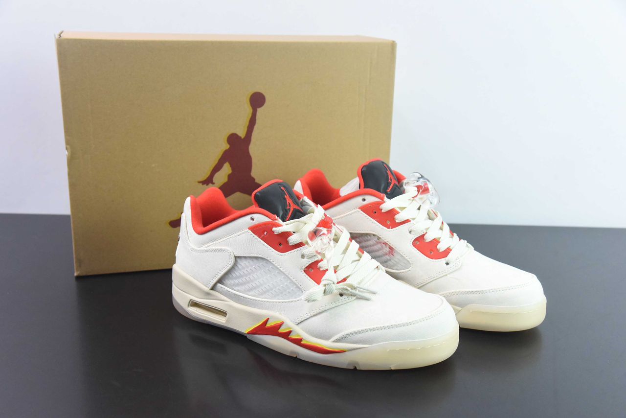 Nike Air Jordan 5 Retro Low "Chinese New Year White"