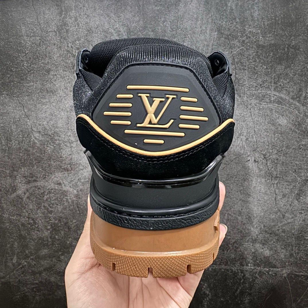 Louis Vuitton LV Trainer Maxi "Black Brown Suede"