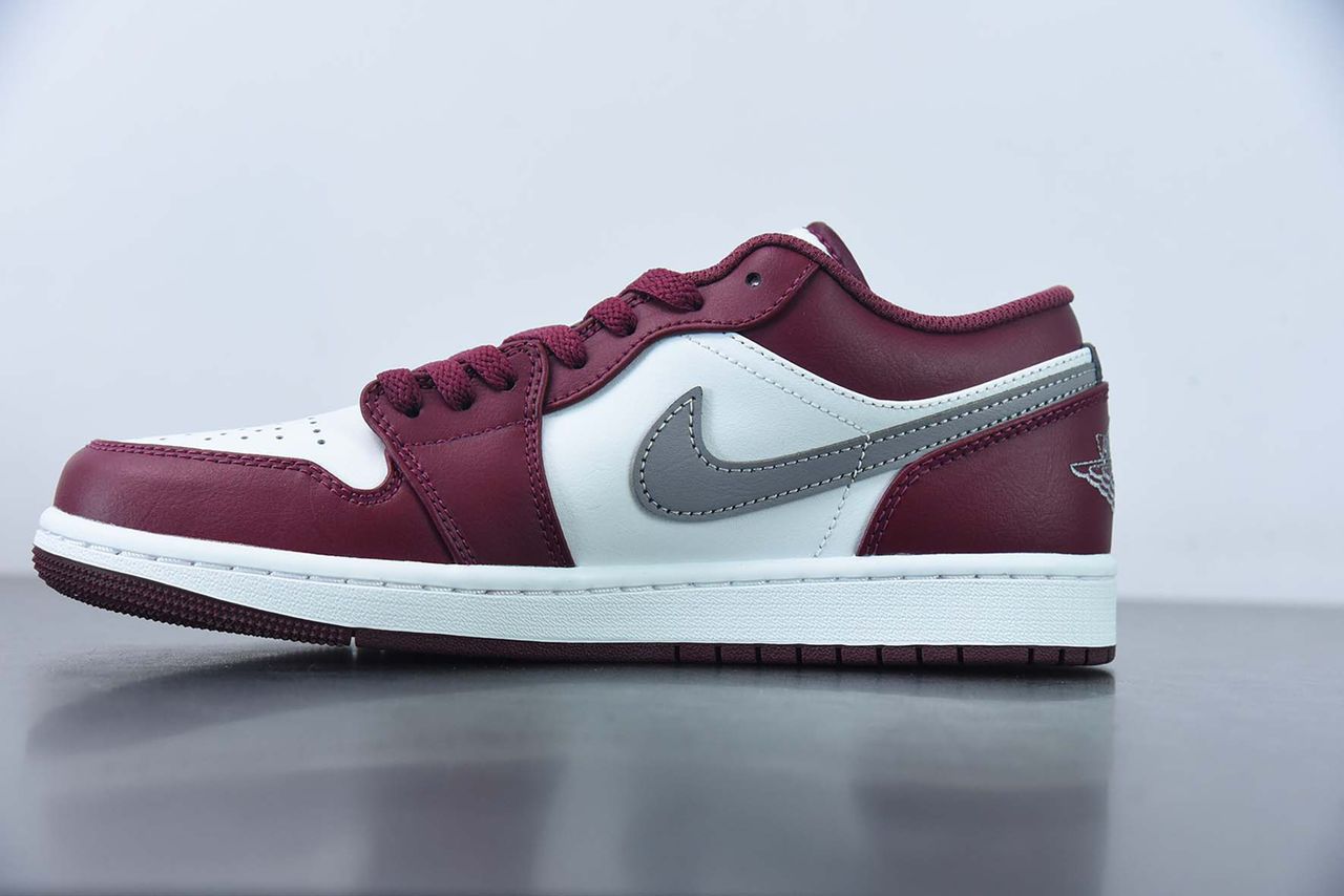 Nike Air Jordan 1 Low "White Bordeaux"