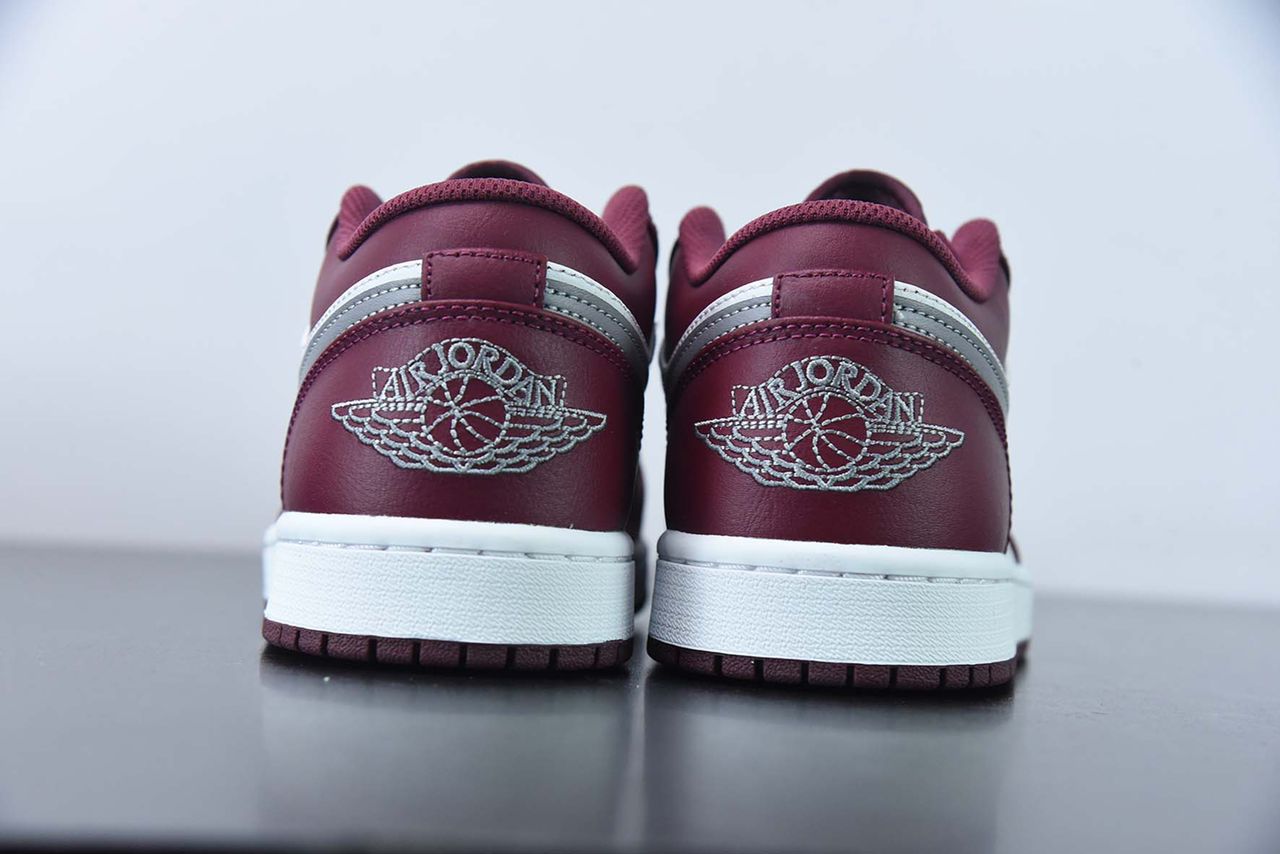 Nike Air Jordan 1 Low "White Bordeaux"