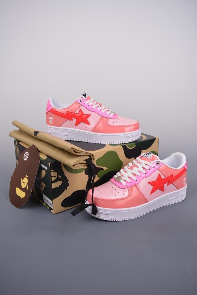 A Bathing Ape Bape Sta Low "Camo Pink"