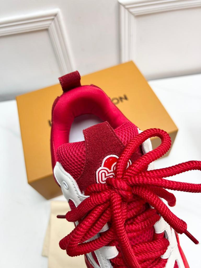 Louis Vuitton LV Trainer Skate Sneaker "Red White"