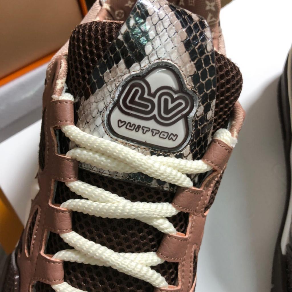 Louis Vuitton LV Trainer Skate Sneaker "Brown Snakeskin"