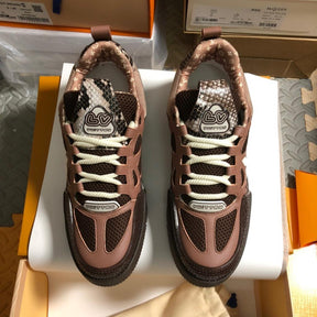 Louis Vuitton LV Trainer Skate Sneaker "Brown Snakeskin"