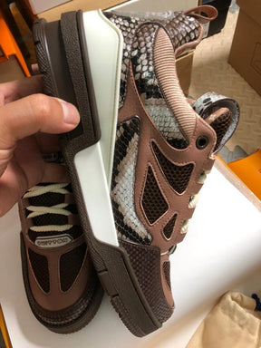 Louis Vuitton LV Trainer Skate Sneaker "Brown Snakeskin"