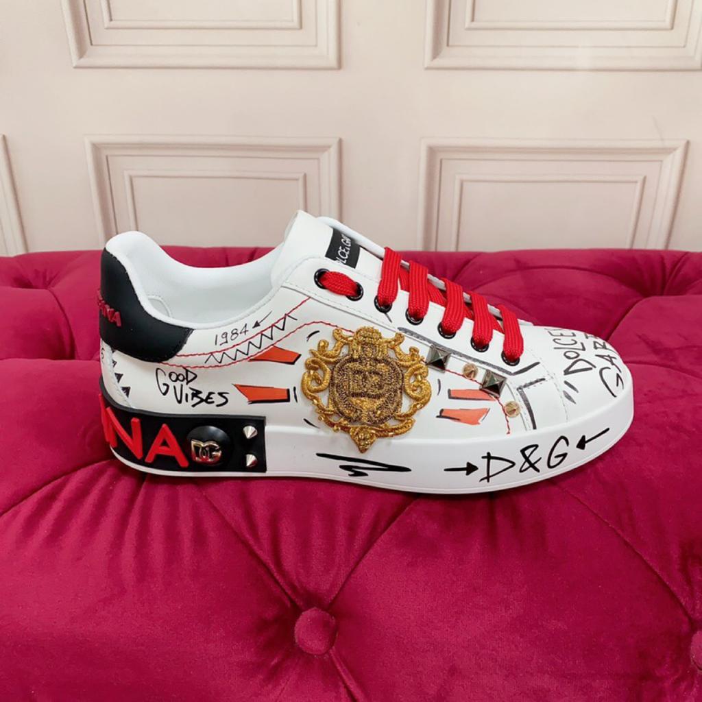 Dolce Gabbana Low "White Red"