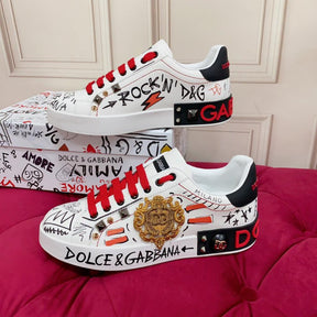 Dolce Gabbana Low "White Red"