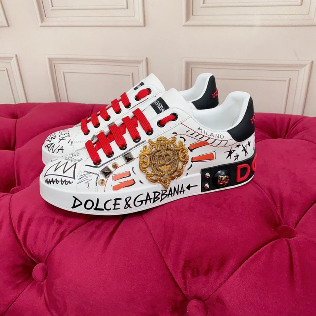 Dolce Gabbana Low "White Red"