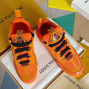 Louis Vuitton LV Trainer Skate Sneaker "Black Orange"