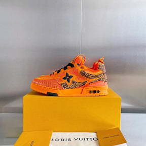 Louis Vuitton LV Trainer Skate Sneaker "Black Orange"