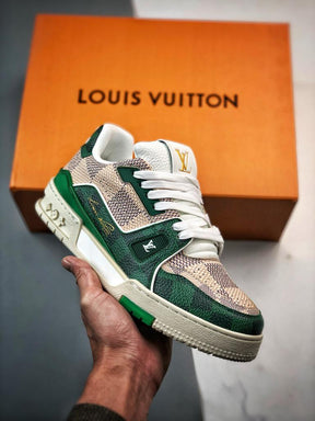 Louis Vuitton LV Trainer "Brown Green"