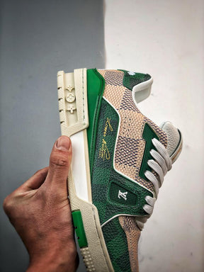 Louis Vuitton LV Trainer "Brown Green"